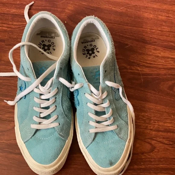 I am selling light blue flower boys wich is a colab with converse and golf  wang